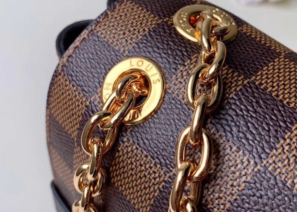 M40108 M40109 M401130 M40312 Damier Ebene Carvas And Soft Cowhide With Unique Design Chain Cross-Body Bag