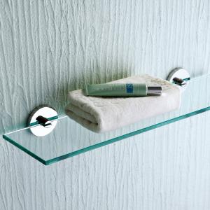Quality Glass Sus304 Bathroom Accessories Shelves Durable Polished wholesale