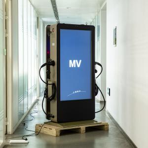 Quality Commercial IP55 OCPP 1.6J Level 2 Advertising Screen Charging Station wholesale