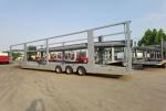 8 Car 3axles Hydraulic Carrier Semi Trailer High Reliability for Car Hauler