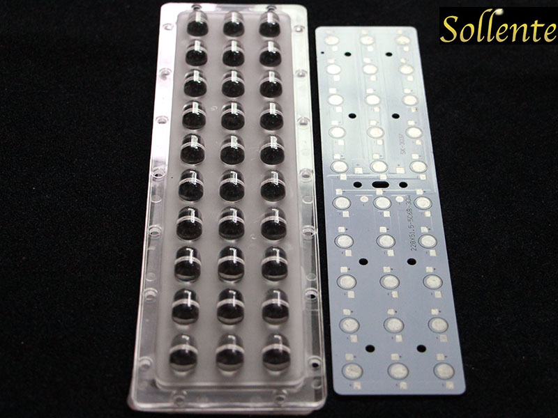 High Lumen LED Street Light Module 10 Series 3 Parallels For Gas Station Light