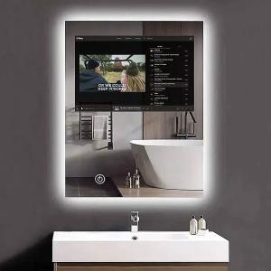 Quality Multifunctional Touch Screen Smart Mirror 70mm Thickness 21.5 Inches wholesale