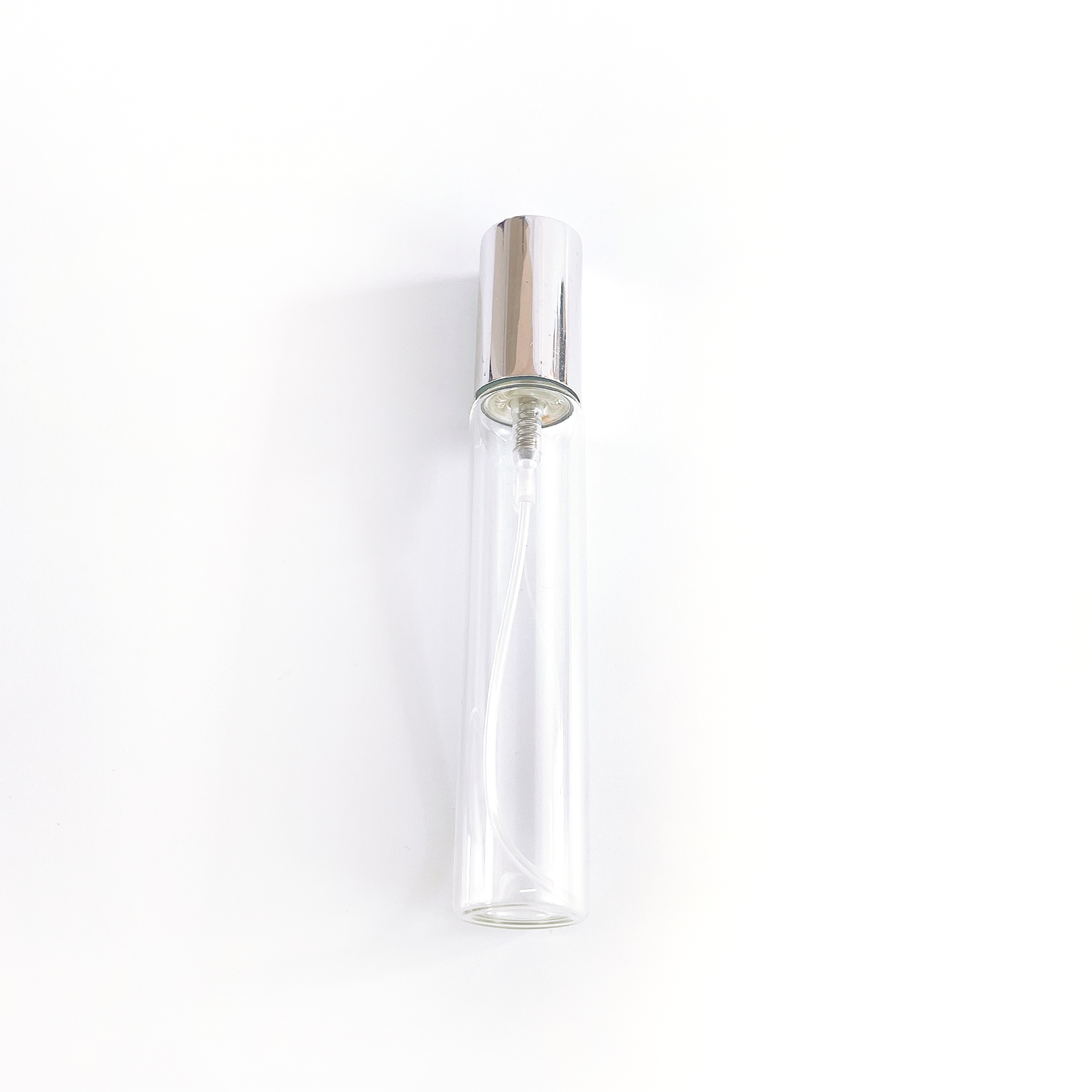 Clear 30ml 50ml 100ml Silver Glass Refillable Perfume Bottle