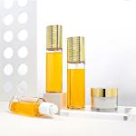 ODM Skin Care Plastic Bottle 120ml Clear Cosmetic Bottles PET Material