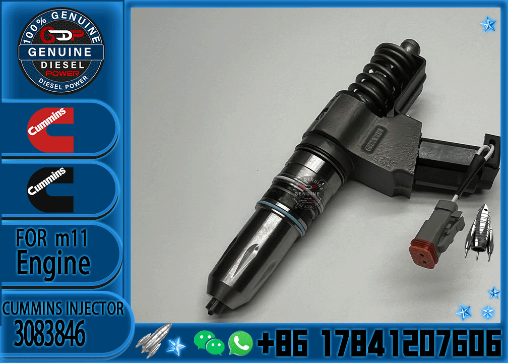 Huida Genuine 3083622 3083846 3083849 3087557 Fuel Injector Fit For Cummins QSN14 N14 Diesel Engine