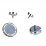 Ferrite Magnet Pot Magnet with Hook D16mm Nickel Coated