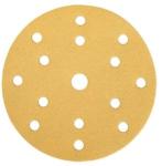 Sandpaper Aluminum Oxide Hook Loop Sanding Discs 6inch 15 / 17 Holes