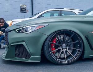 Quality Infiniti Q60 Big Brake Kits 6 Piston Caliper With 405*34mm Rotor 20 Inch Wheel Front wholesale