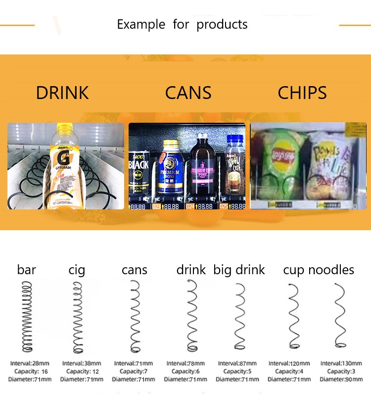 Snack And Drink Combo Vending Machine Cold Vending Machine