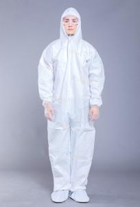 Quality Disposable Hooded Non Woven 55g Personal Protective Suits wholesale
