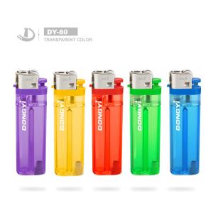 Quality Colorful Flint Wheel Cigarette Lighter with 8.0*2.37*1.2CM Dimensional Tolerance wholesale