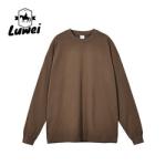 Organic Heavyweight Cotton Hoodie Reflective Camo Crewneck Sweatshirt 310g