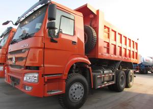 Quality ZZ3257N3247B 6x4 371hp Euro II Red 20cbm SINOTRUK Dump Truck wholesale