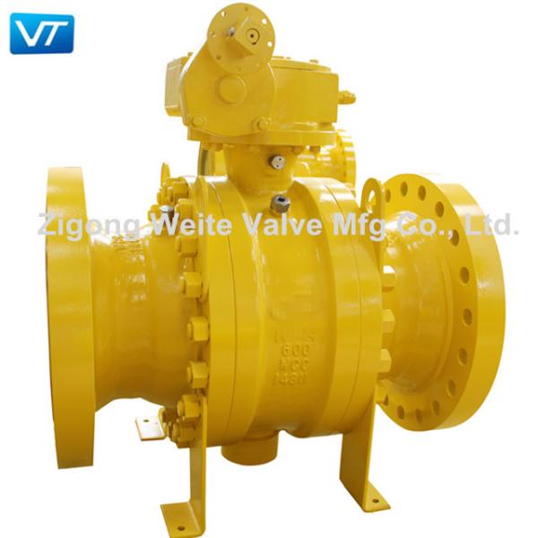 Cheap Class 600 Carbon Steel Flanged Ball Valve WCC Ball Valve API6D for sale