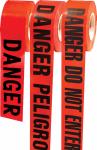 Custom Printing Logo Barricade Tape Single Side PE Warning Tape