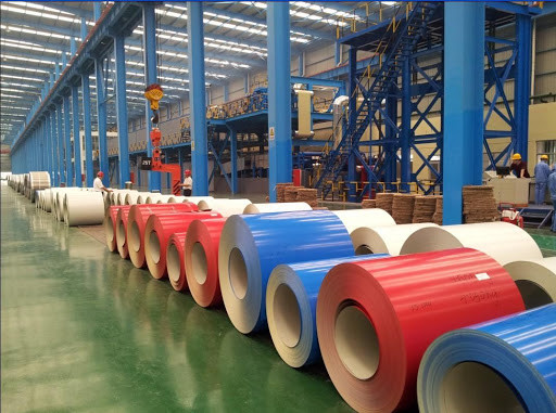 PE PVDF Coated Prepainted Aluminum Coil 4mm For Advertising 1220 * 2440mm