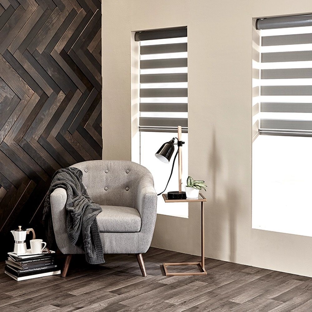 Electric Solar Shading Window Blind Horizontal Zebra Blinds for Excellent Performance