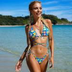 Ladies Sexy Lingerie Swimsuit Durable Abrasion-Resistant High Elastic Sexy Spf50