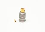 Coaxial Crimp Straight Bulkhead SUS SMP Male Connector
