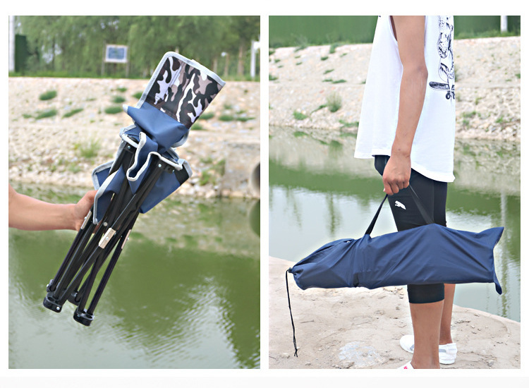 Outdoor Camping Folding Chair Lightweight Aluminum Picnic Beach Chair