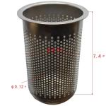 304 Stainless 3 Bag Filter 1" NPT In/Out 120 psi Weight KG 62 for Manufacturing