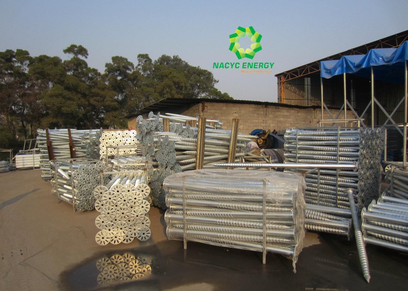 Durable Customized Design Solar Ground Screws / Fence Post Ground Screw