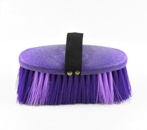 Quality 8 Inch 20*6 cm PP Horse Hair Body Brush Purple I - Shaped Plastic Foam wholesale