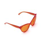 PC Cat Eye Frame UV400 Protection Orange Chromotherapy Glasses