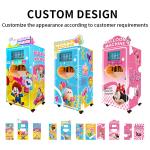Electric Credit Card Automatic Coin Operated Balloon Vending Machine Shapes for