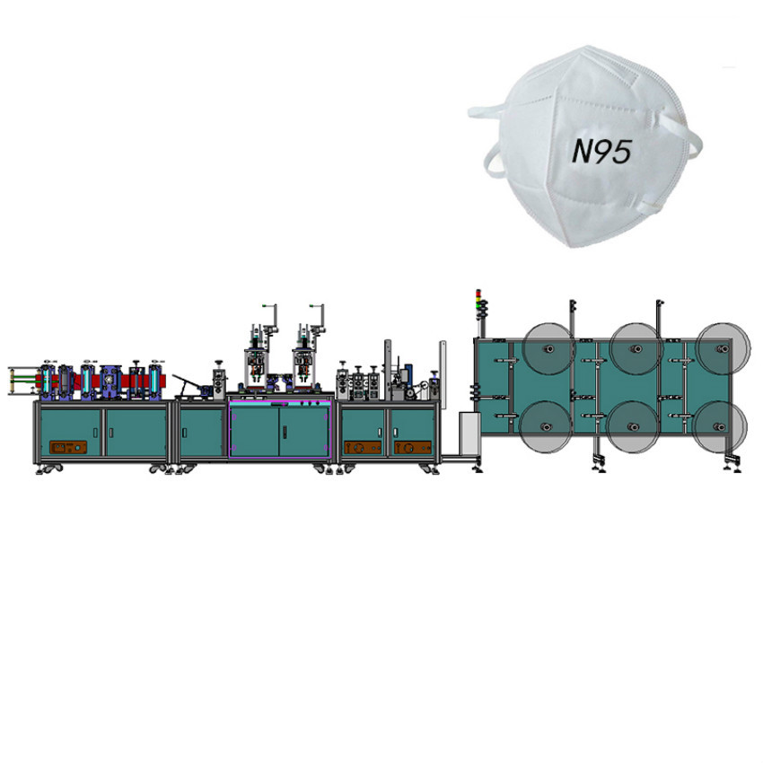 Full Automatic Non Woven High Speed N95 Mask Making Machine