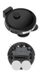 Robot Vacuum Cleaner With Spin Mop Deep Clean Floor