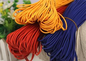 Quality Colorful Round Elastic Band Cord Rope Strings For Garment Accessories wholesale