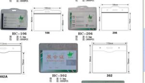 Quality Fashionable PP / AS / ABS / PVC Badge Holder With Custom Logo wholesale