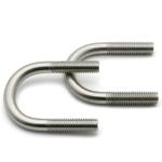 Automotive / Retail Metric 75mm M12 U Bolt , Zinc Plated U Bolts