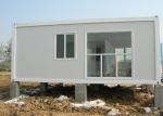 Temporary Steel Storage Container Homes Environmental Friendly Optional Color