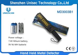 Quality MD3003B1 Economic Portable Metal Detector Wands For Security , CE / ISO Certification wholesale