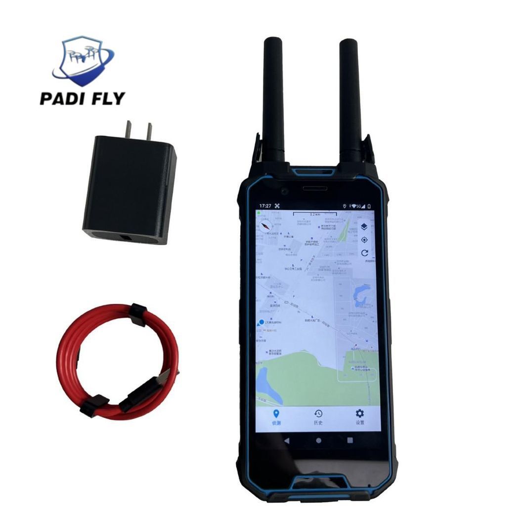 Handheld 1-3km 100MHz-6GHz Frequency Signal Detector with Dji Fpv Autel Drone Positioning