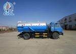EURO II Emission 290hp Sewage Suction Truck HOWO 12000liters Sewage Suction