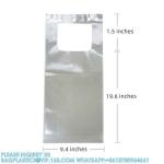 MICROPERFORATED FOOD BAGS, Cellophane Plastic Vest T-Shirt Bag Bread Packaging
