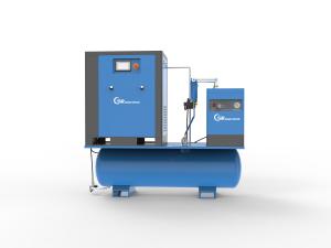 Quality 25bar High Pressure Tank Mounted Screw Compressor For Laser Cutting Industry wholesale