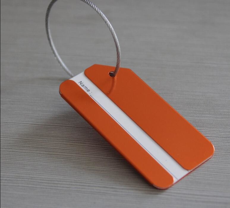 Aluminium alloy luggage tag, metal baggage tag, boarding pass, identity card, alumina tag,logo customized