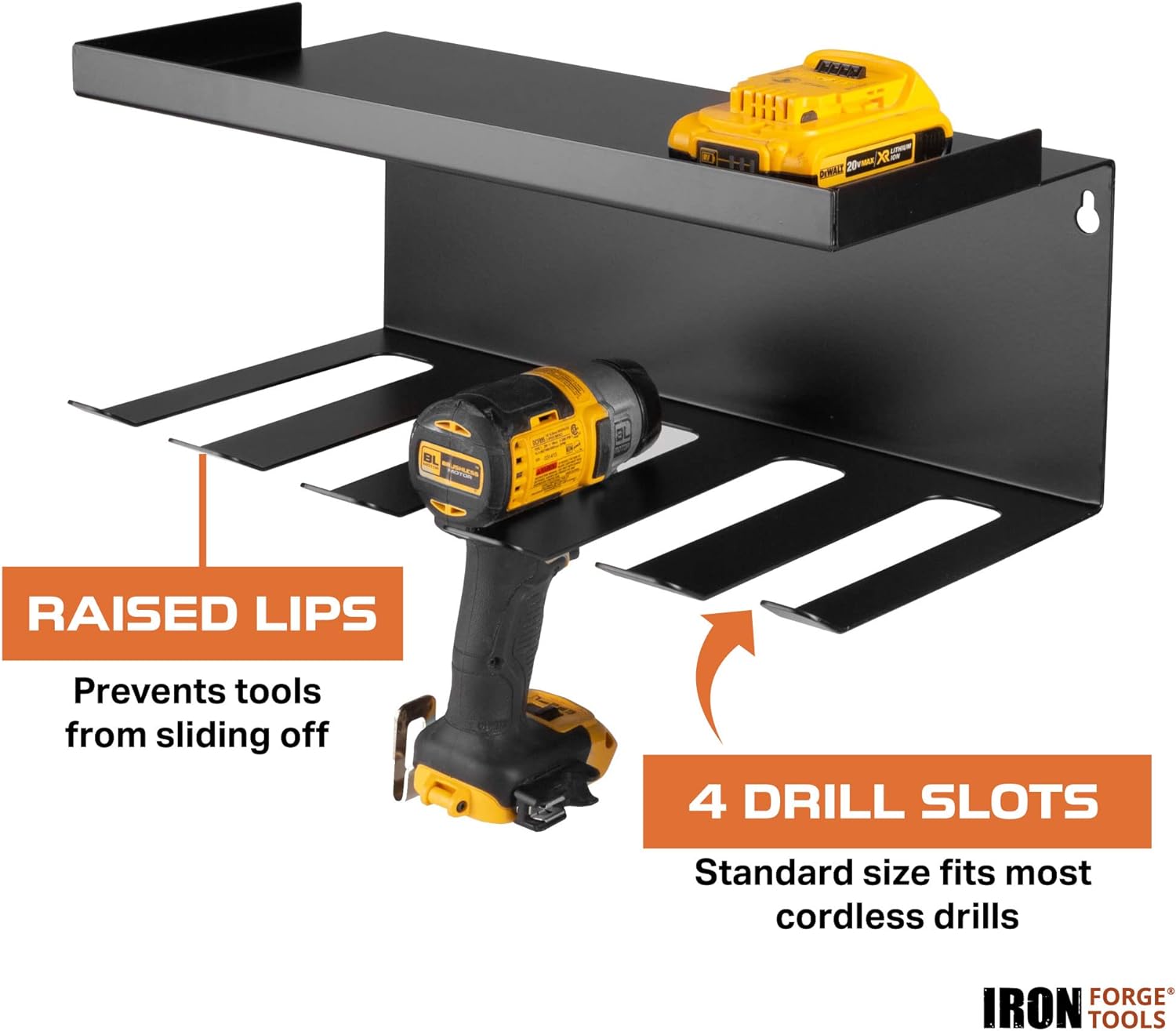 Customized Logo Accepted Heavy Duty Tool Storage Organizer Holder Floating Tool Shelf