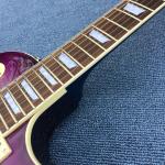 Blueberry Electric guitar , Flame maple top, TonePros bridge, Fred edge Cream