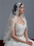 Embroidery Cord lace with Rhinstone Ivory/White Bridal Veil Wedding Accessories