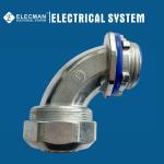 Zinc Die Cast 1 In. 90 Degree Liquid Tight Flex Watertight Connector