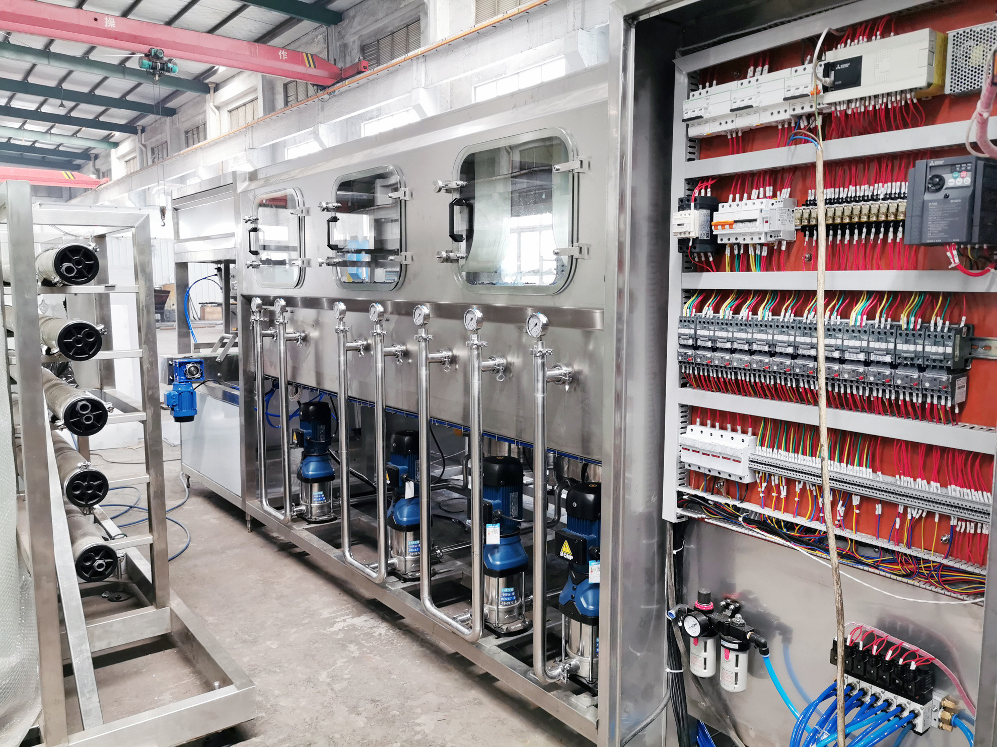 ISO 3KW 600BPH Automatic Pet Bottle Water Filling Machine 6 Gallon