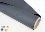15.6Oz Black PU Coated Fiberglass Fabric Roll For Sparks Protection Fire Blanket