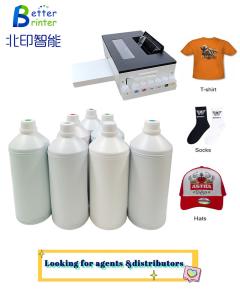 Quality Better Printer White DTF Hot Stamping Ink Pet Heat Transfer Film Toner Printing Ink Xp600 Tx800 I3200 wholesale