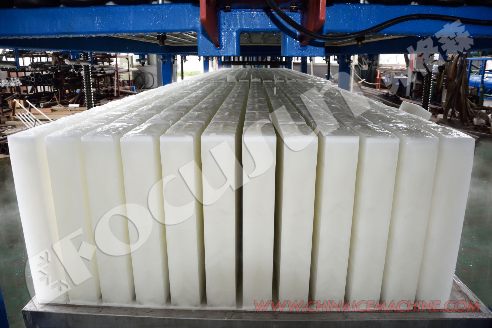 30 Tonnes Daily Capacity Ice Block Machine Bitzer Compressor and Automatic Operation