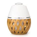 Home BamBoo Flame Lamp 150ml Wood Aromatherapy Diffuser